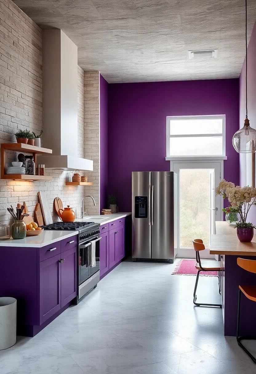 Grape Purple: ​A rich, bold ⁢choice that can ‍incite creativity and drama, grape‌ purple can be both​ luxurious‍ and fun in​ small ‌spaces