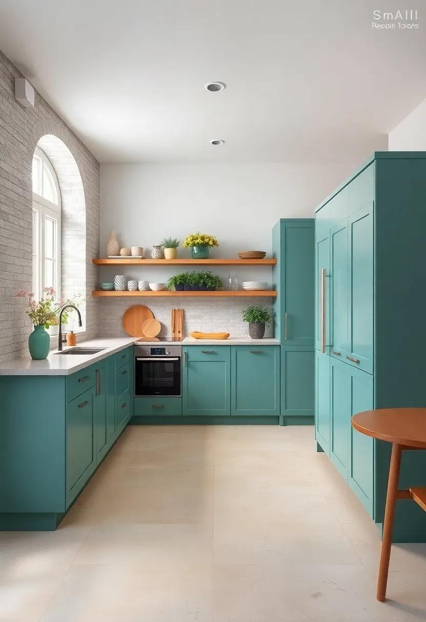 Light Teal: A refreshing blend between⁢ blue and green,light teal rejuvenates the air of ⁣the kitchen while ‍promoting a ‌spirited atmosphere