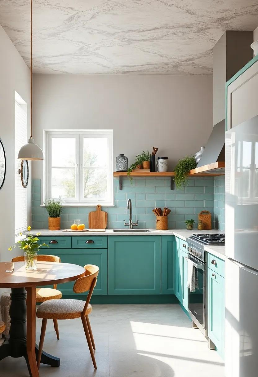 Vintage mint: This retro-inspired‍ color brings a nostalgic touch to a‌ modern ⁣kitchen while keeping the vibe ⁢fresh and playful